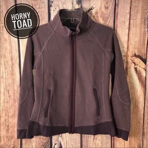 Horny Toad Purple Zip-Up Sweatshirt Jacket [M]